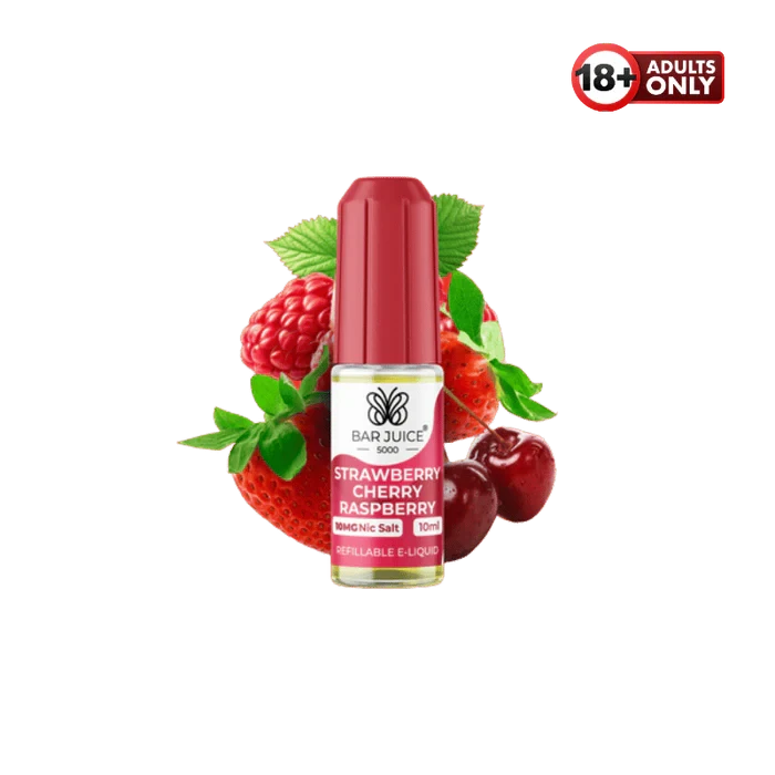 Bar Juice 5000 Liquid Strawberry Cherry Raspberry